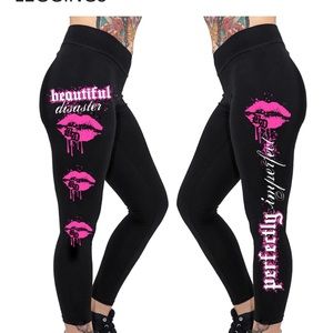XL. Beautiful disaster leggings.